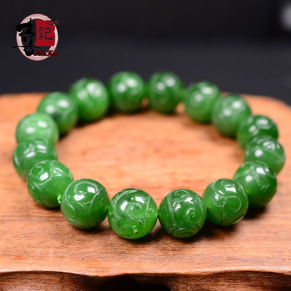 factory direct hetian jasper pattern beads bracelet jasper carved single ring bracelet 11mm natural jade bracelet, Golden;silver
factory direct hetian jasper pattern beads bracelet jasper carved single ring bracelet 11mm natural jade bracelet, Golden;silver