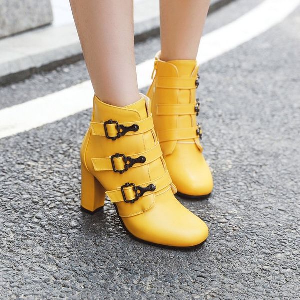 us4-12 womens pointed toe ankle boots belt buckle block high heel side zipper shoes punk motorcycle 3colors plus size, Black
us4-12 womens pointed toe ankle boots belt buckle block high heel side zipper shoes punk motorcycle 3colors plus size, Black