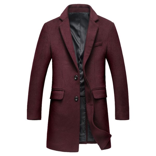 winter men's wool coat men long windbreaker new coat men's woolen jacket streetwear clothing jackets men clothes ing, Black
winter men's wool coat men long windbreaker new coat men's woolen jacket streetwear clothing jackets men clothes ing, Black