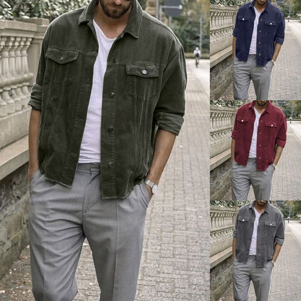 erkek mont veste homme chaqueta hombre coat men's autumn winter button corduroy long sleeve jacket lapel coat blouse erkek, Black;brown
erkek mont veste homme chaqueta hombre coat men's autumn winter button corduroy long sleeve jacket lapel coat blouse erkek, Black;brown