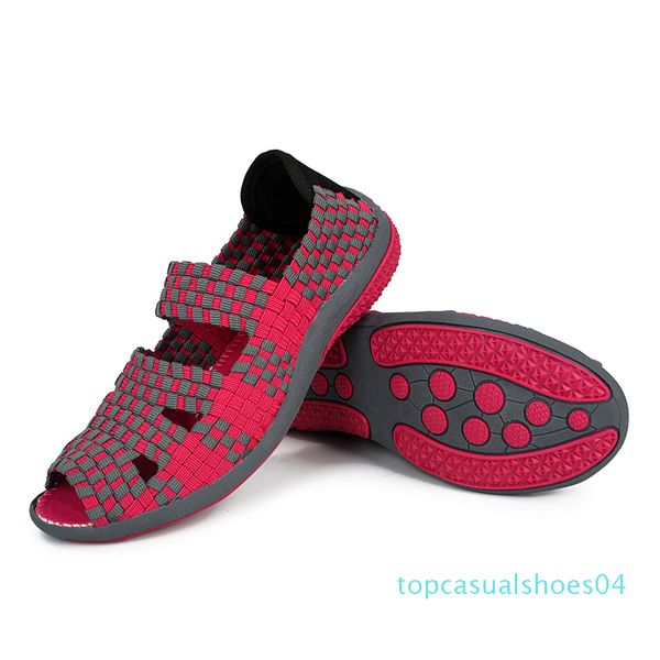 eofk women sandals handmade woven flat shoes woman 2019 summer fashion breathable casual slip-on colorful female footwear t04, Black
eofk women sandals handmade woven flat shoes woman 2019 summer fashion breathable casual slip-on colorful female footwear t04, Black