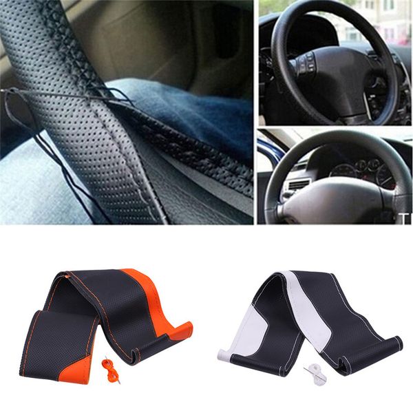 kongyide car steering wheel cover car truck leather steering wheel cover with needles and thread 38cm zax8086 dropship mar11
kongyide car steering wheel cover car truck leather steering wheel cover with needles and thread 38cm zax8086 dropship mar11