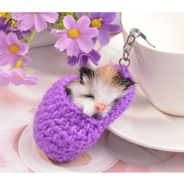 cute sleeping cat pompom keychains handmade woven shoes kitten keychains car key rings 2019
cute sleeping cat pompom keychains handmade woven shoes kitten keychains car key rings 2019