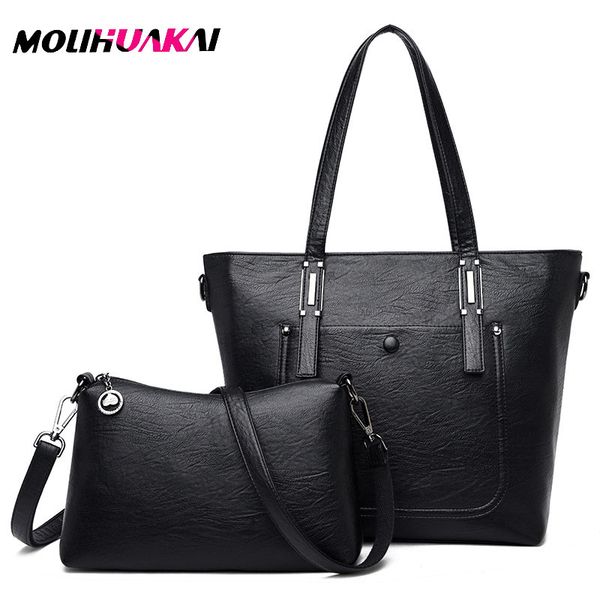 2set leather handbags women bags handbags ladies shoulder hand bags for women 2020 large casual tote sac bolsa
2set leather handbags women bags handbags ladies shoulder hand bags for women 2020 large casual tote sac bolsa