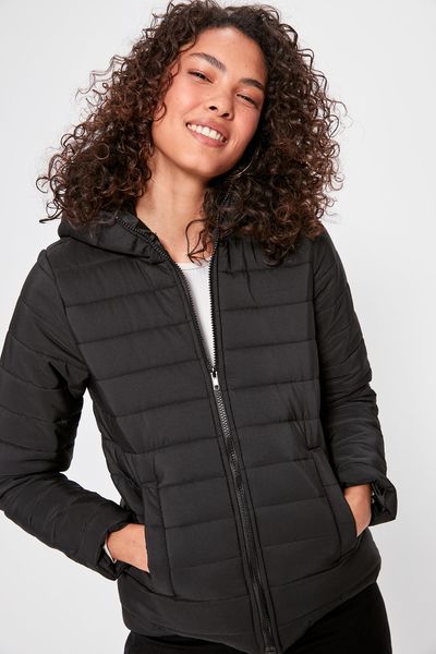 trendyol black hooded zipper it should cover inflatable coat twoaw20mo0018, Black;brown
trendyol black hooded zipper it should cover inflatable coat twoaw20mo0018, Black;brown