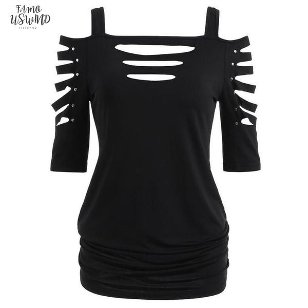 t shirt women summer 2020 hollow out slash neck half sleeve black casual fashion solid tees vrouwen may813, White
t shirt women summer 2020 hollow out slash neck half sleeve black casual fashion solid tees vrouwen may813, White