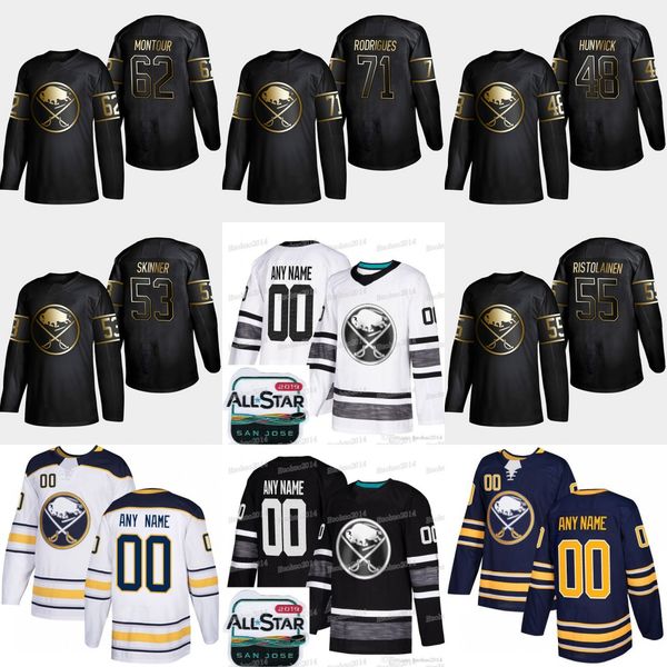 48 Matt Hunwick 2019 Golden Edition Buffalo Sabres 71 Evan Rodrigues 62 Brandon Montour 53 Jeff Skinner 55 Rasmus Ristolainen Jerseys
48 Matt Hunwick 2019 Golden Edition Buffalo Sabres 71 Evan Rodrigues 62 Brandon Montour 53 Jeff Skinner 55 Rasmus Ristolainen Jerseys