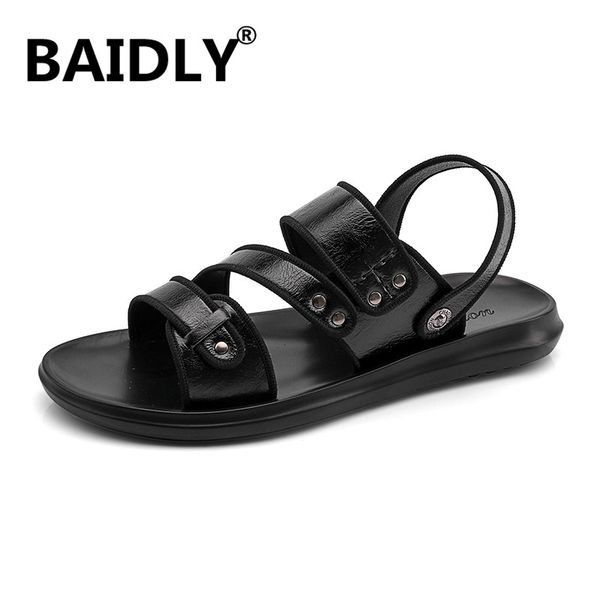 summer roman beach sandals non-slip leather men sandals breathable men casual shoes sandalias de hombre de cuero, Black
summer roman beach sandals non-slip leather men sandals breathable men casual shoes sandalias de hombre de cuero, Black