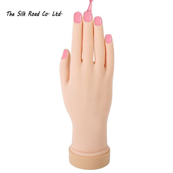 pro practice flexional nail art hand soft training display model hand silicone prosthetic personal salon manicure tools, Silver
pro practice flexional nail art hand soft training display model hand silicone prosthetic personal salon manicure tools, Silver