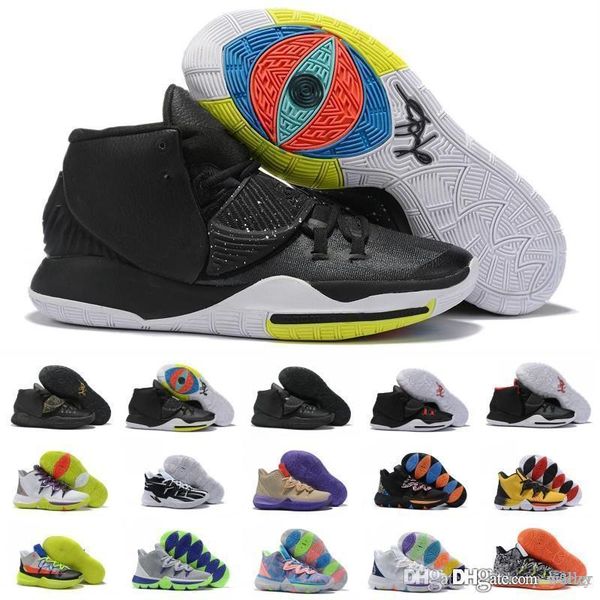 2019 new kyrie 6 6s triple black gold red mens basketball shoes irving 5 graffiti men sports sneakers size 7-12
2019 new kyrie 6 6s triple black gold red mens basketball shoes irving 5 graffiti men sports sneakers size 7-12