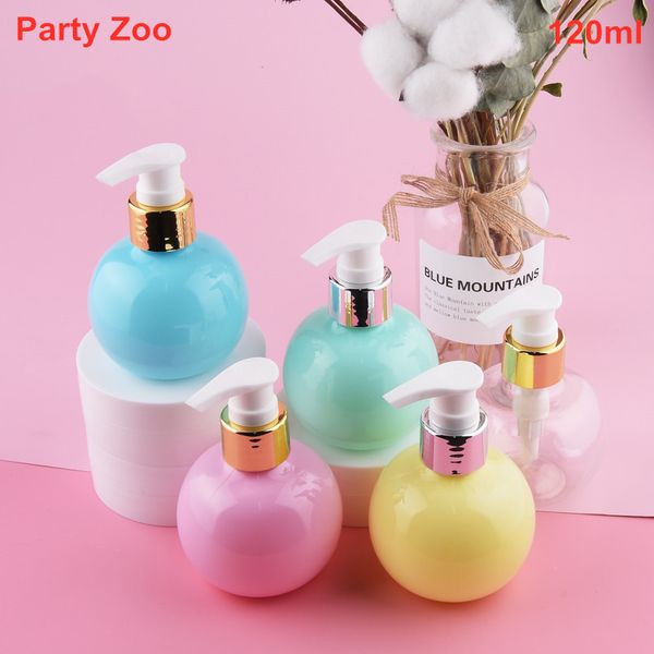100x120ml/4.2oz macaron series electroplating press pump empty portable round ball pet plastic container liquid bottle wholesale
100x120ml/4.2oz macaron series electroplating press pump empty portable round ball pet plastic container liquid bottle wholesale
