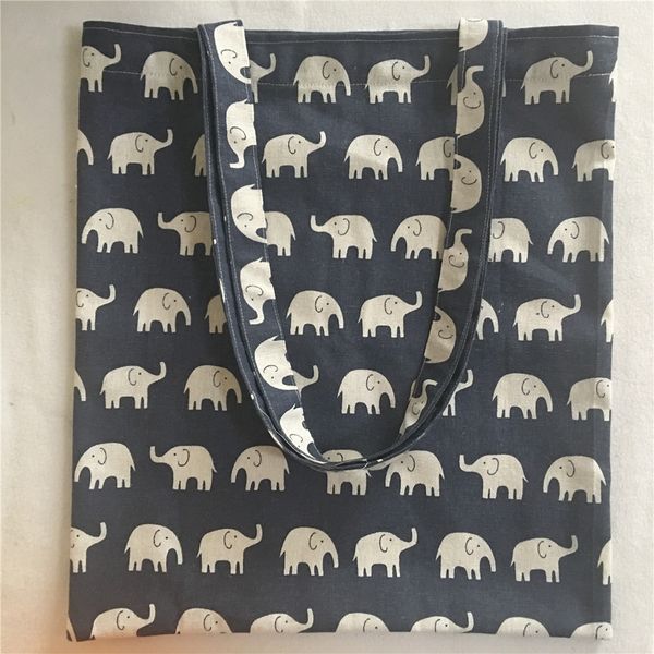 yile cotton linen casual shopping tote shoulder bag print elephant navy blue handmade new l18105b
yile cotton linen casual shopping tote shoulder bag print elephant navy blue handmade new l18105b