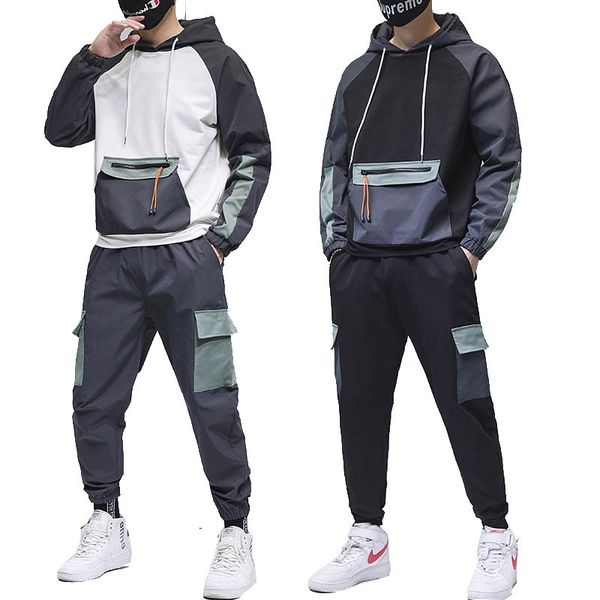2020 new spring and autumn men's sports suit baseball collar long sleeve men's wear.the jacket, Gray
2020 new spring and autumn men's sports suit baseball collar long sleeve men's wear.the jacket, Gray