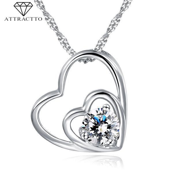 attractto double heart crystal necklaces&pendants for women love heart silver necklaces choker sweater chain necklace sne190069
attractto double heart crystal necklaces&pendants for women love heart silver necklaces choker sweater chain necklace sne190069