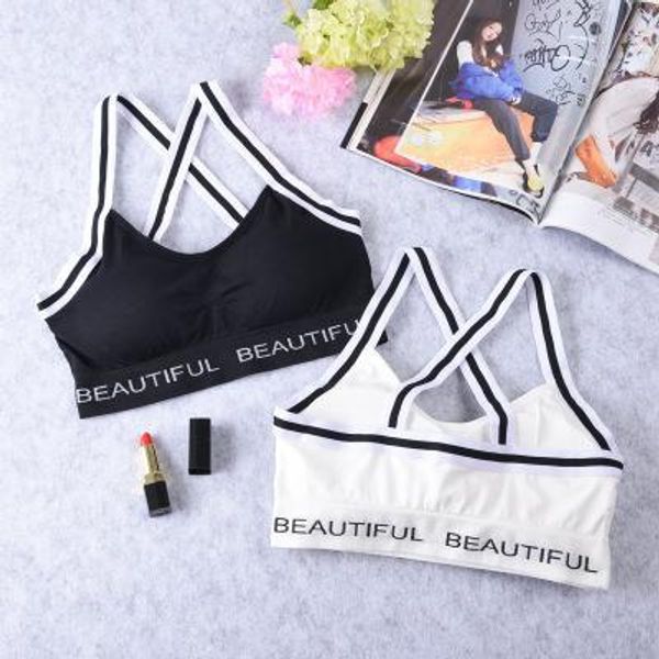 2019 printing letter fitness sports bra push up breathable yoga bras underwear running bras women soutien gorge, White
2019 printing letter fitness sports bra push up breathable yoga bras underwear running bras women soutien gorge, White