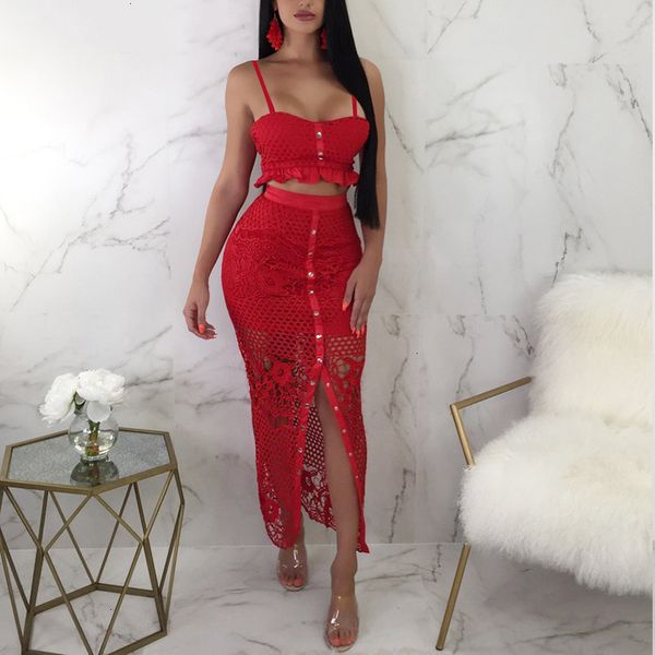 long dress womens clothes hollow out split piece autumn suit women ruffle buttons summer beach dress bodycon white lace party dress, Black;gray
long dress womens clothes hollow out split piece autumn suit women ruffle buttons summer beach dress bodycon white lace party dress, Black;gray