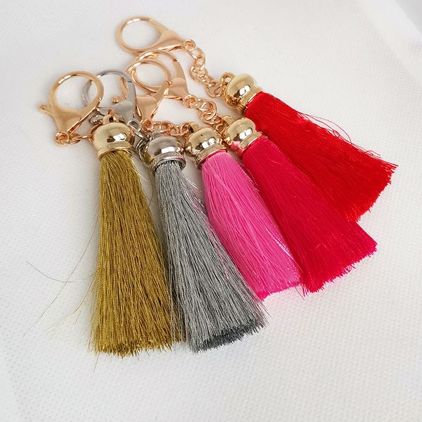 natural silk tassel key chain car key ring keychain pendant jewelry friend gift, Slivery;golden
natural silk tassel key chain car key ring keychain pendant jewelry friend gift, Slivery;golden