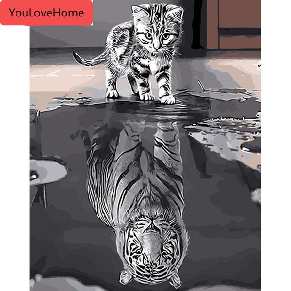 paint by number animal handpainted cat tiger kits drawing canvas picture diy art gift animals art picture canvas painting art
paint by number animal handpainted cat tiger kits drawing canvas picture diy art gift animals art picture canvas painting art