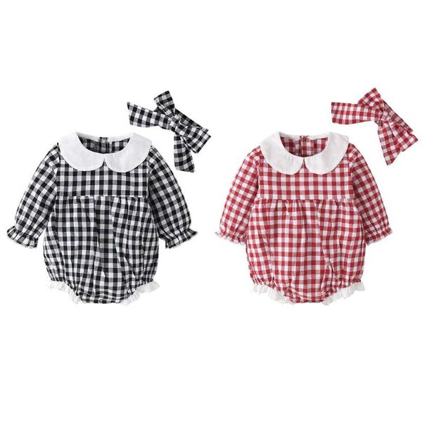 lovely 2pcs baby girl clothes set long sleeve plaid lotus collar high-quality soft surface breathable bowknot headband romper, Blue
lovely 2pcs baby girl clothes set long sleeve plaid lotus collar high-quality soft surface breathable bowknot headband romper, Blue