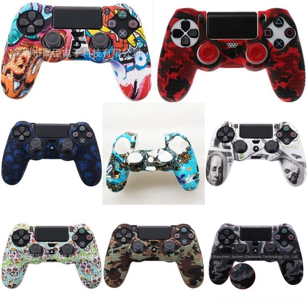 ofaf0 soft silicone skin non-slip grip cover game with lanyard game accessories point handle cover for case ps4 sony controller
ofaf0 soft silicone skin non-slip grip cover game with lanyard game accessories point handle cover for case ps4 sony controller