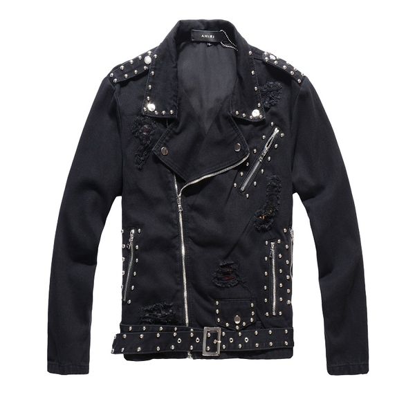designer jacket winter new rivet jacket black denim patch men's jackets slim fit brand fashion coat asian size m-4xl, Black;brown
designer jacket winter new rivet jacket black denim patch men's jackets slim fit brand fashion coat asian size m-4xl, Black;brown