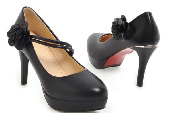 2019 women's shoes in spring and autumn with new style high heel fine heel round head waterproof table flower@nm674, Black
2019 women's shoes in spring and autumn with new style high heel fine heel round head waterproof table flower@nm674, Black