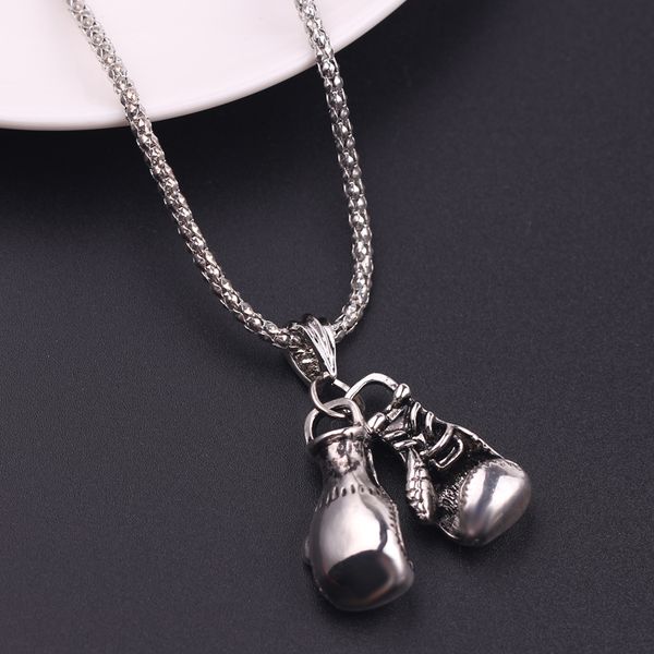 2 size fashion sport fitness jewelry men necklace&pendant pair boxing glove chain pendants necklace choker collares bijoux, Silver
2 size fashion sport fitness jewelry men necklace&pendant pair boxing glove chain pendants necklace choker collares bijoux, Silver