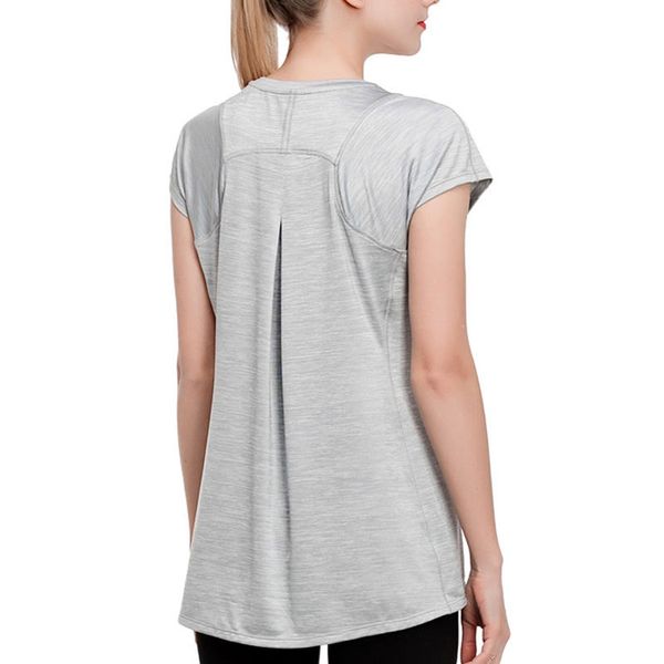smooth yoga shirt women fitness clothing sport short sleeve workout t shirt gym running tees female yoga active wear, White;red
smooth yoga shirt women fitness clothing sport short sleeve workout t shirt gym running tees female yoga active wear, White;red