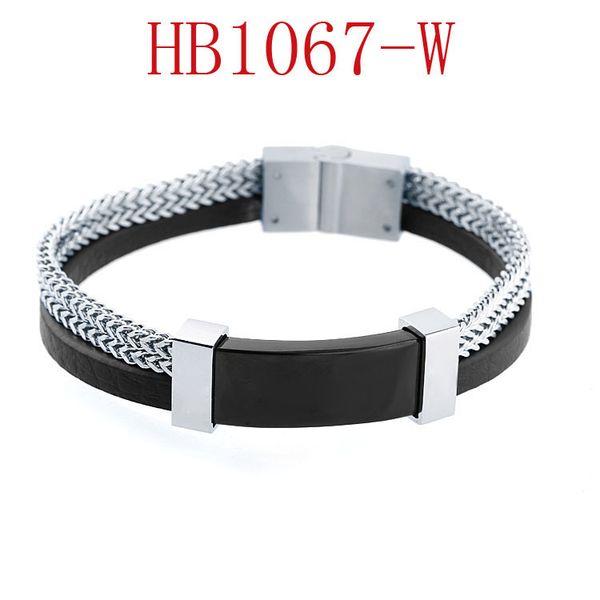 luxury stainless steel jewelry wholesale fashion leather chain double designer bangle men's bracelet designer bracelet designer jewelry, Black
luxury stainless steel jewelry wholesale fashion leather chain double designer bangle men's bracelet designer bracelet designer jewelry, Black