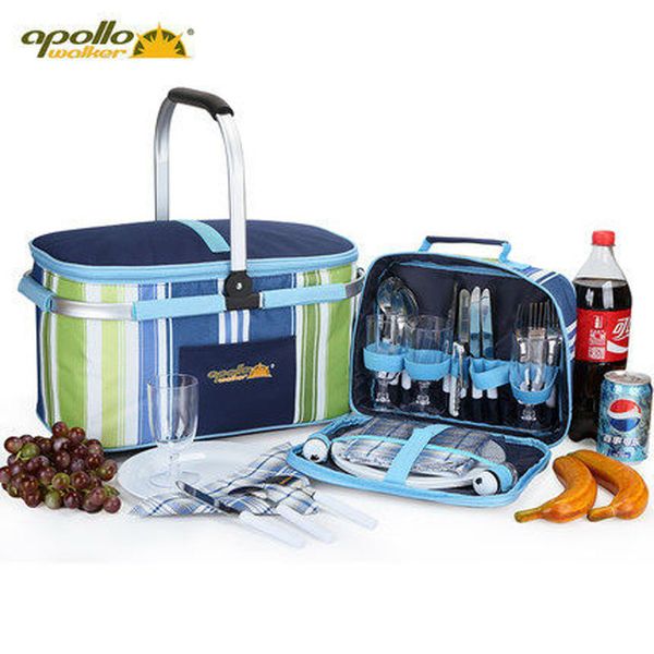 apollo dinnerware set picnic basket insulation set bbq bag ice pack four people lunch bag wine handle, Blue;pink
apollo dinnerware set picnic basket insulation set bbq bag ice pack four people lunch bag wine handle, Blue;pink