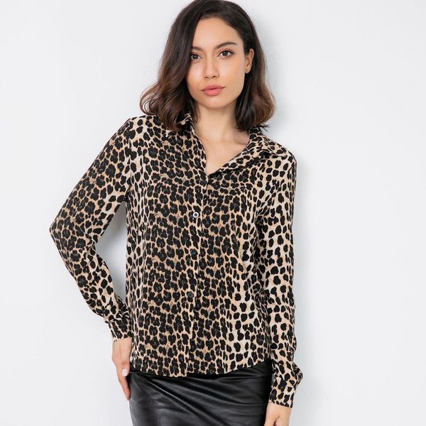 fashion autumn winter vintage leopard print long sleeve shirt zoo theme shirt, White
fashion autumn winter vintage leopard print long sleeve shirt zoo theme shirt, White