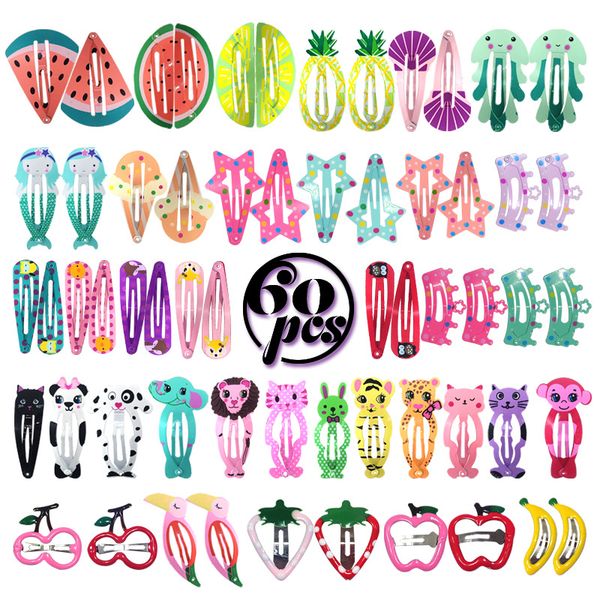 yuxic 60pcs/lot baby hairclips cute fruit/animal/stars baby girls bb hairpins kids girls hair clips, Slivery;white
yuxic 60pcs/lot baby hairclips cute fruit/animal/stars baby girls bb hairpins kids girls hair clips, Slivery;white