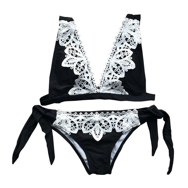 2019 new women bikini set black&white bathing suits swimwear ruffles push up triangle swimsuits beachwear, White;black
2019 new women bikini set black&white bathing suits swimwear ruffles push up triangle swimsuits beachwear, White;black