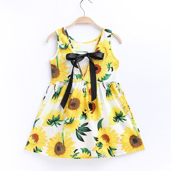 spring and summer girls clothing dress sleeveless backless bow tie cute sunflower print cotton princess dress gift 2020 new, Red;yellow
spring and summer girls clothing dress sleeveless backless bow tie cute sunflower print cotton princess dress gift 2020 new, Red;yellow