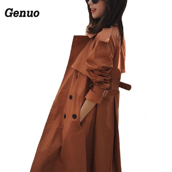 genuo 2018 new women candy color trench coat adjustable waist autumn spring trench windbreaker women khaki coat plus size s-3xl, Tan;black
genuo 2018 new women candy color trench coat adjustable waist autumn spring trench windbreaker women khaki coat plus size s-3xl, Tan;black