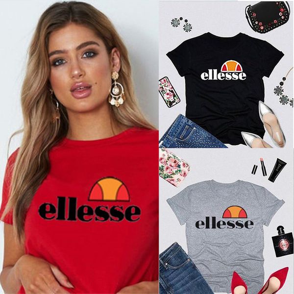 Ellesse Women's Designer T Shirts 100% Cotton Black White Grey Red Yellow Fashion letter printed T-Shirt Short Sleeve XS-3XL
Ellesse Women's Designer T Shirts 100% Cotton Black White Grey Red Yellow Fashion letter printed T-Shirt Short Sleeve XS-3XL