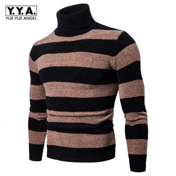 2020 new winter casual sweaters for men fashion striped men turtleneck sweater slim fit knitted pullover sweater plus size, White;black
2020 new winter casual sweaters for men fashion striped men turtleneck sweater slim fit knitted pullover sweater plus size, White;black