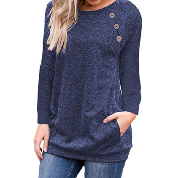new basic t shirt winter autumn women t-shirts o-neck long sleeve casual buttons pockets bottoming tee shirt plus size gv579, White
new basic t shirt winter autumn women t-shirts o-neck long sleeve casual buttons pockets bottoming tee shirt plus size gv579, White