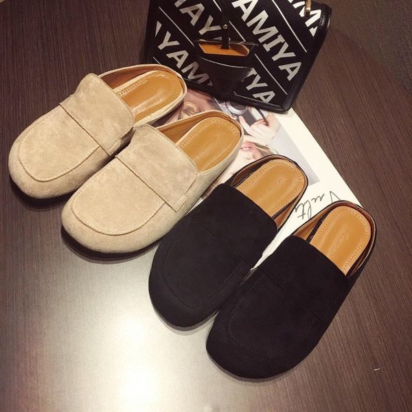round toe flock leather flat sewing solid womans footwear mules summer spring warm fenty beauty black leisure classics modis
round toe flock leather flat sewing solid womans footwear mules summer spring warm fenty beauty black leisure classics modis