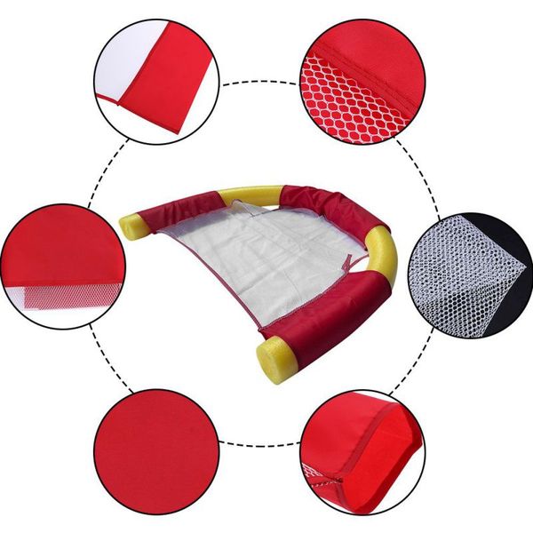 1pcs 3 size polyester floating pool noodle sling mesh chair net for swimming pool party kids bed seat water relaxation dropshipp
1pcs 3 size polyester floating pool noodle sling mesh chair net for swimming pool party kids bed seat water relaxation dropshipp