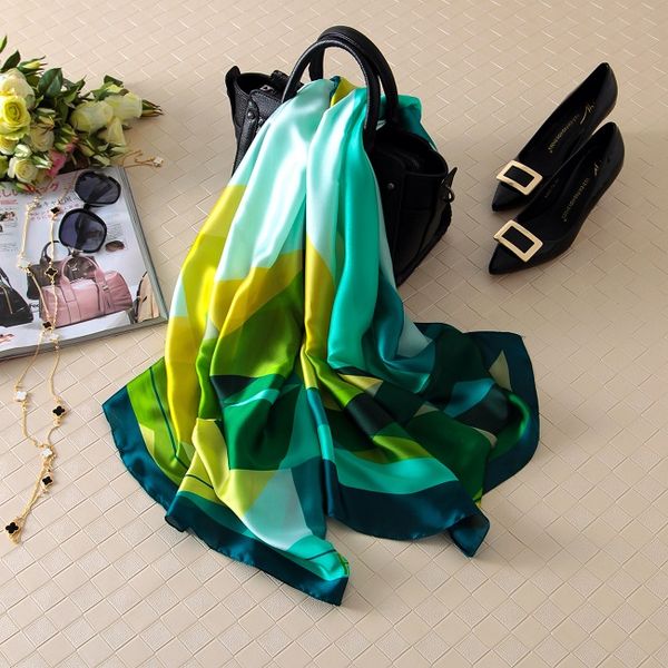 long satin silk scarf winter ladies multi-color green scarf shawl grade scarves simple plain head scarf 180*90cm ing, Blue;gray
long satin silk scarf winter ladies multi-color green scarf shawl grade scarves simple plain head scarf 180*90cm ing, Blue;gray