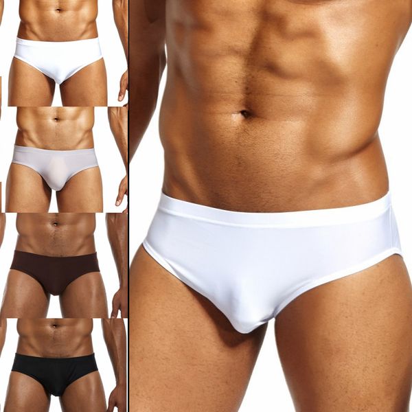 men solid color briefs low rise simple breathable elastic male underpants xrq88, Black;white
men solid color briefs low rise simple breathable elastic male underpants xrq88, Black;white