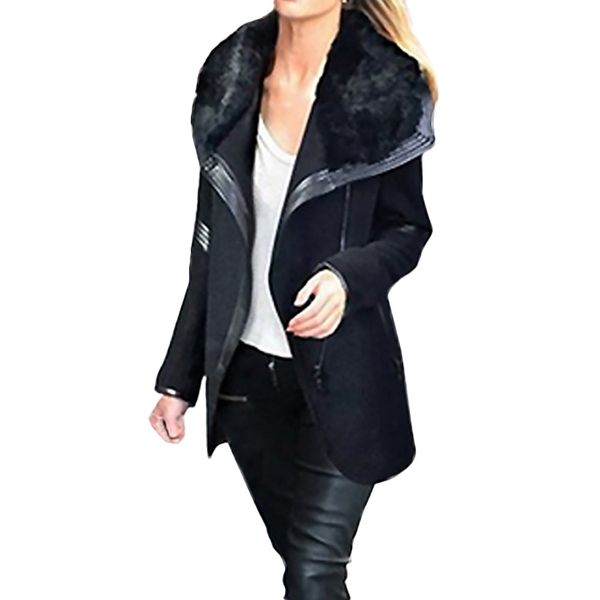 jaycosin fashion women casual winter slim jacket thick coat stylish long sleeve comfortable soft parka outwear zipper coat 27#5, Black
jaycosin fashion women casual winter slim jacket thick coat stylish long sleeve comfortable soft parka outwear zipper coat 27#5, Black