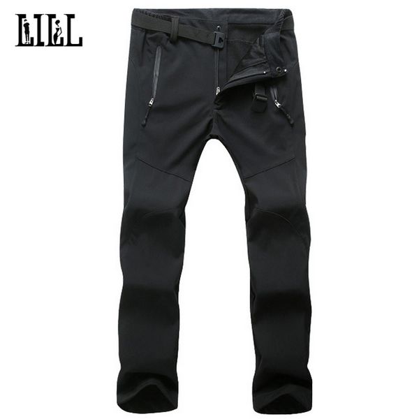 men women winter warm softshell casual pants windproof waterproof men's thick trousers ladies tech fleece zipper pants,ua218, Black
men women winter warm softshell casual pants windproof waterproof men's thick trousers ladies tech fleece zipper pants,ua218, Black