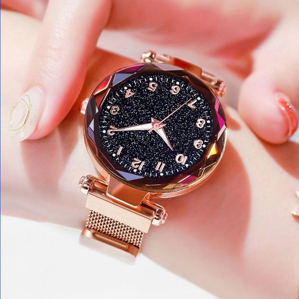 luxury rose gold women watches minimalism starry sky magnet buckle fashion female bracelet wristwatch waterproof simple numeral, Slivery;brown
luxury rose gold women watches minimalism starry sky magnet buckle fashion female bracelet wristwatch waterproof simple numeral, Slivery;brown