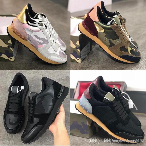 designer rockrunner camouflage sneakers mens studded leather rock runner shoes women flats trainers fashion mesh leather shoes size 35-45
designer rockrunner camouflage sneakers mens studded leather rock runner shoes women flats trainers fashion mesh leather shoes size 35-45