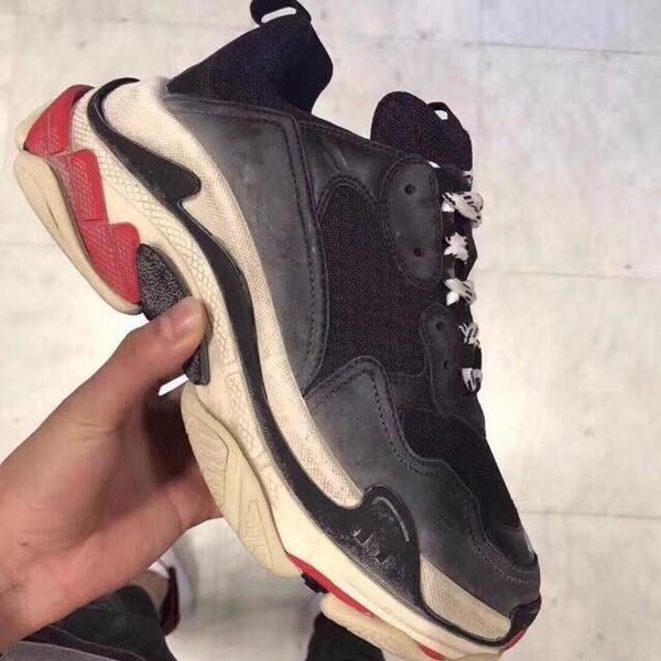 paris 17fw triple-s leisure shoes luxury dad shoes bl triple s 17fw sneakers for men women vintage kanye west old grandpa trainer outdoor, Black
paris 17fw triple-s leisure shoes luxury dad shoes bl triple s 17fw sneakers for men women vintage kanye west old grandpa trainer outdoor, Black