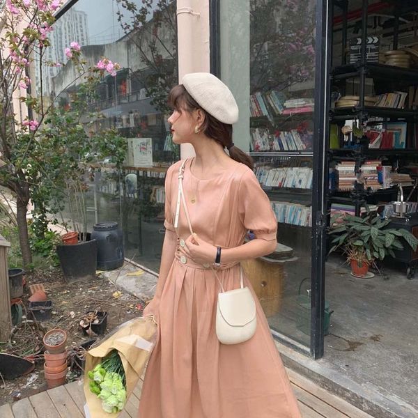 2019 summer new solid beach long dress women vintage short sleeve empire a-line dress female casual mid dresses, Black;gray
2019 summer new solid beach long dress women vintage short sleeve empire a-line dress female casual mid dresses, Black;gray