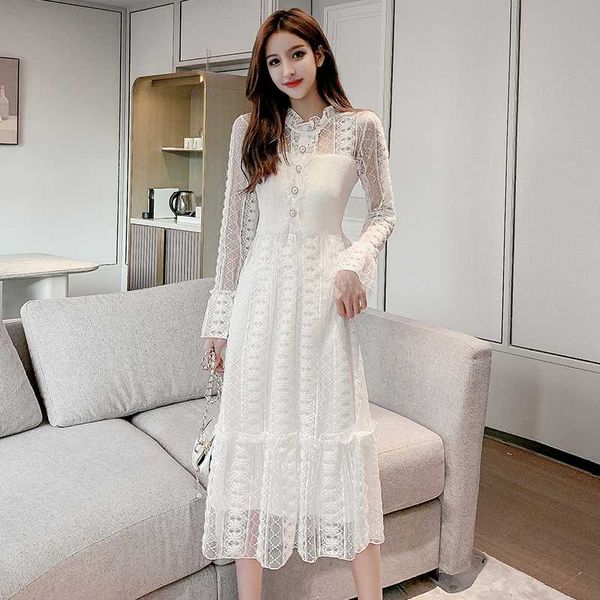 stand-neck flare long-sleeved lace party dresses women sweet faux fur patchwork mid-calf dress female 2020 summer chic dresses, Black;gray
stand-neck flare long-sleeved lace party dresses women sweet faux fur patchwork mid-calf dress female 2020 summer chic dresses, Black;gray