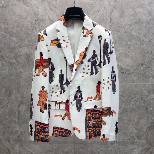 2019 осень и зима новые мужские роскошные мультфильм украшения дизайнерские блейзеры ~ хорошее качество мужские блейзеры ~ китайский размер, White;black
2019 осень и зима новые мужские роскошные мультфильм украшения дизайнерские блейзеры ~ хорошее качество мужские блейзеры ~ китайский размер, White;black